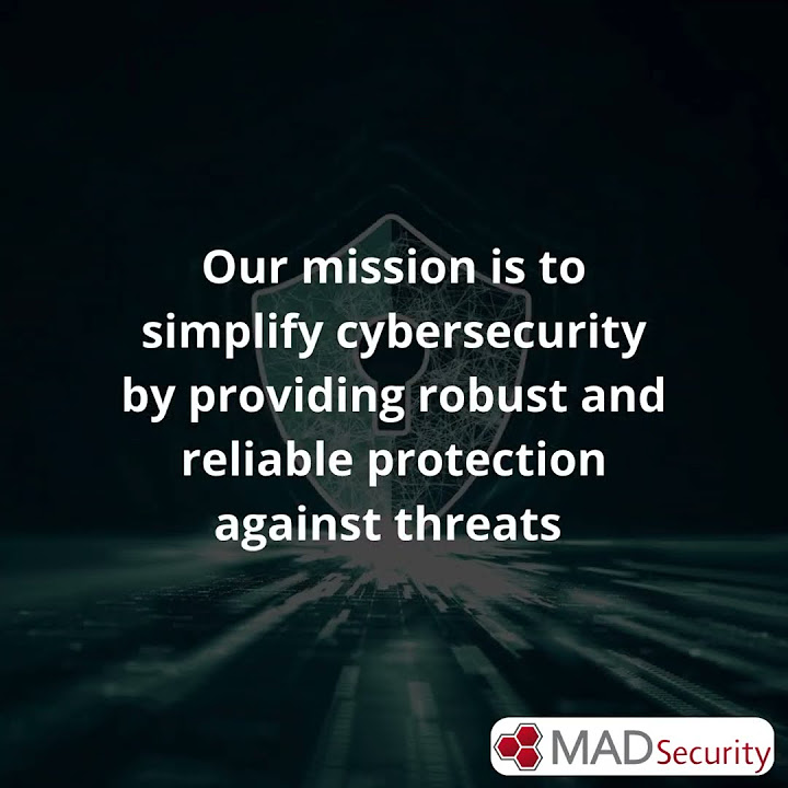 MADSecurityLLC's tweet card. WHY MAD Security: Simplifying Cybersecurity