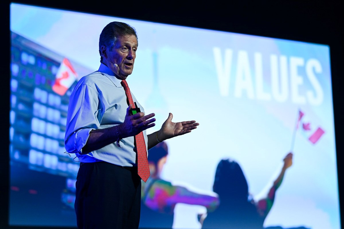 cseucharan's tweet card. TorontoToday ran into the former mayor in the Financial District on Tuesday. Tory, who resigned in 2023 in the midst of an affair scandal, said running again is 'a big decision’ with ‘many factors’...