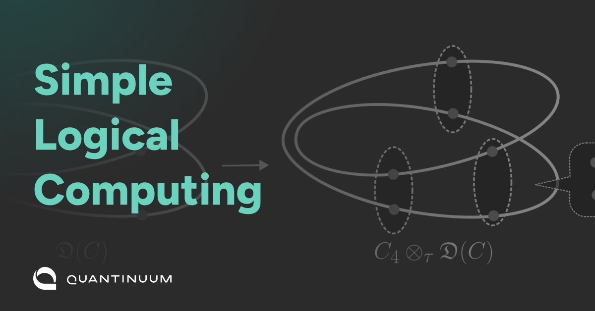 QuantinuumQC's tweet card. From Memory to Logic