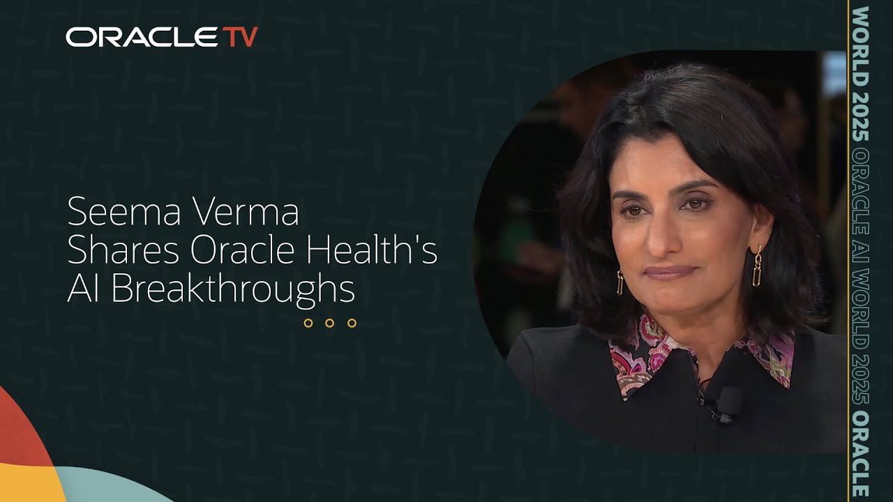 HealthcareSeema's tweet card. Oracle Health and Life Sciences: Shaping the Future of Healthcare...