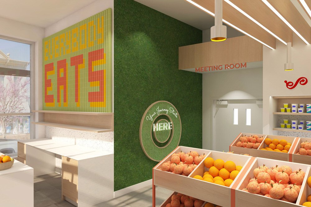 theheidifeed's tweet card. Find out how the Pratt Free Market in Baltimore is providing free groceries to residents, addressing food access barriers in the city.