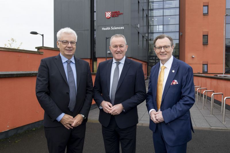 UUEngineering's tweet card. Economy Minister Murphy announces £55m investment in the Future Medicines Institute