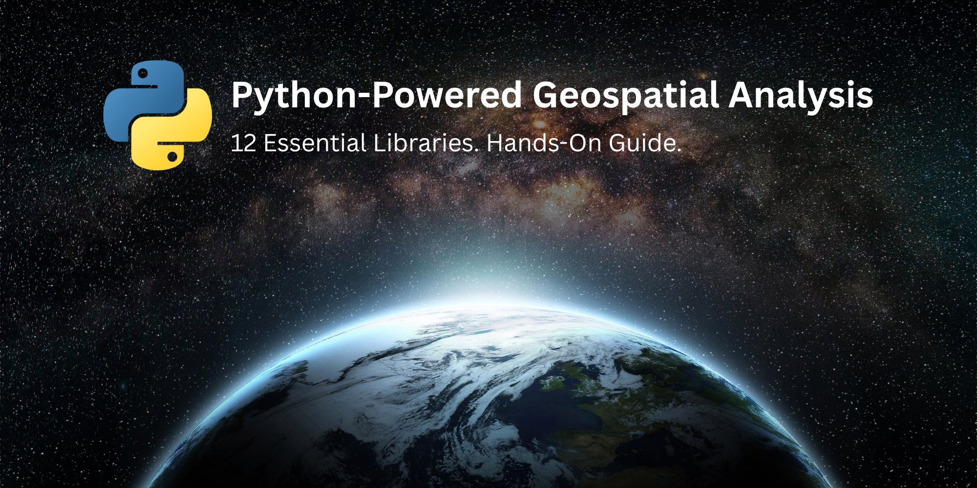 geoapify's tweet card. Explore 12 powerful Python libraries for geospatial data analysis, learn how they work together, and try Geoapify-powered workflows.