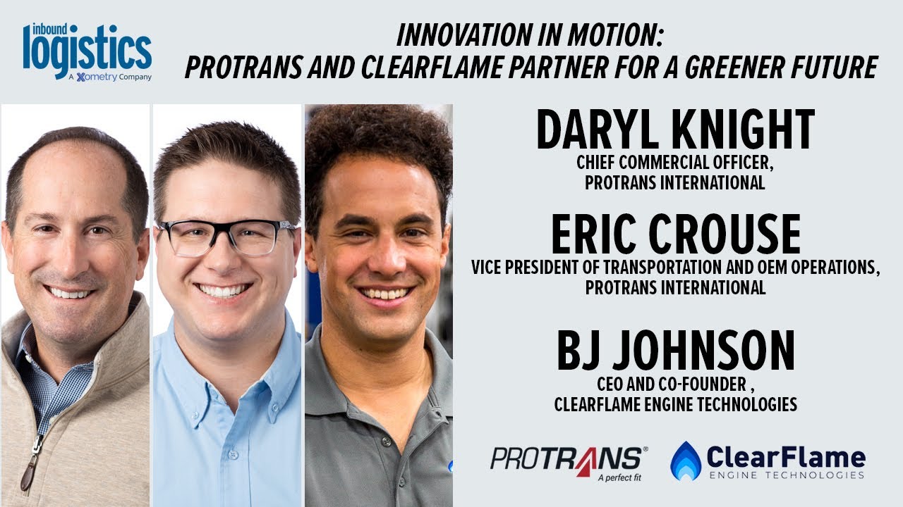 ProTrans3PL's tweet card. Innovation in Motion: ProTrans & ClearFlame Partner for a Greener...