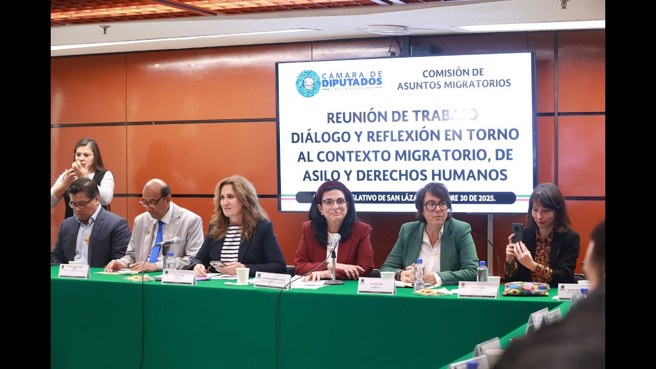 Mx_Diputados's tweet card. EN VIVO / Diálogo y reflexión en torno al contexto migratorio, de...