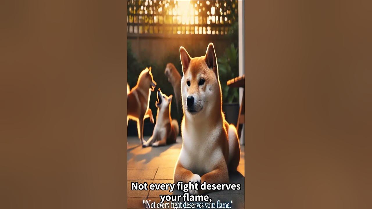 studyjiro's tweet card. Shiba’s Wisdom: Just Let Go！ @richshiba #doge #JustLetGo #ShibasWis...