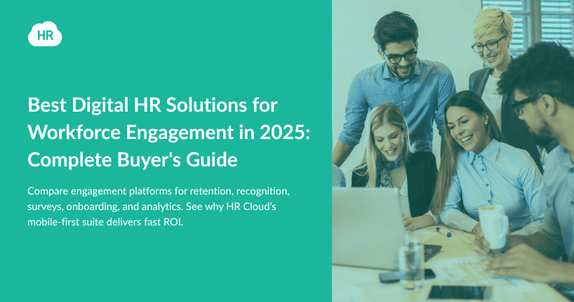 HRCloud's tweet card. Compare engagement platforms for retention, recognition, surveys, onboarding, and analytics. See why HR Cloud’s mobile-first suite delivers fast ROI.