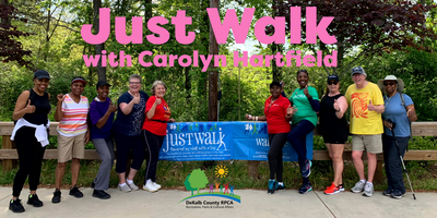 LEADDeKalb's tweet card. Come enjoy a healthy walk, great conversations, and meet new friends.