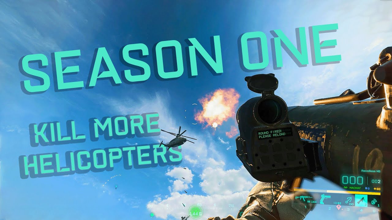 EchoFlowGamer's tweet card. Battlefield 2042 - (Season 1) Still the best weapon to kill Helicop...