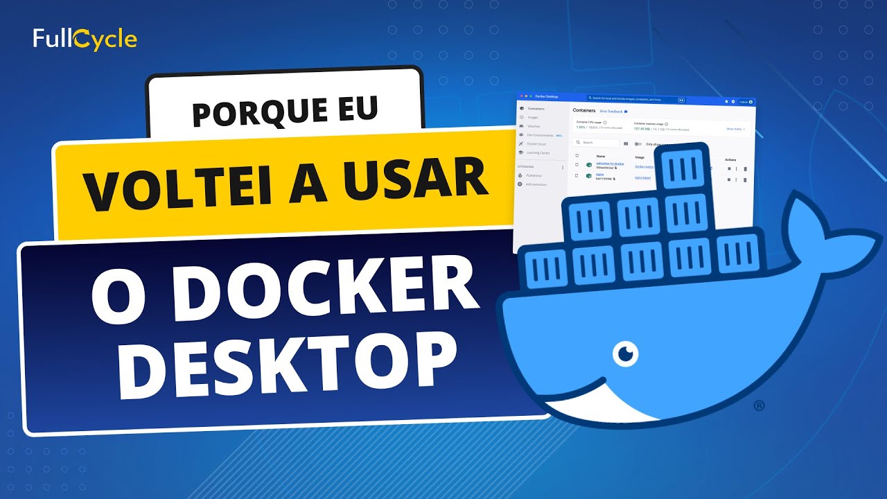argentinaluiz's tweet card. Porque eu voltei a usar o Docker Desktop