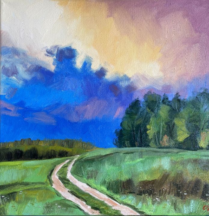 Triangle_Tree's tweet card. Art gallery of Omelchenko Anatoliy. Buy Paintings & Prints.