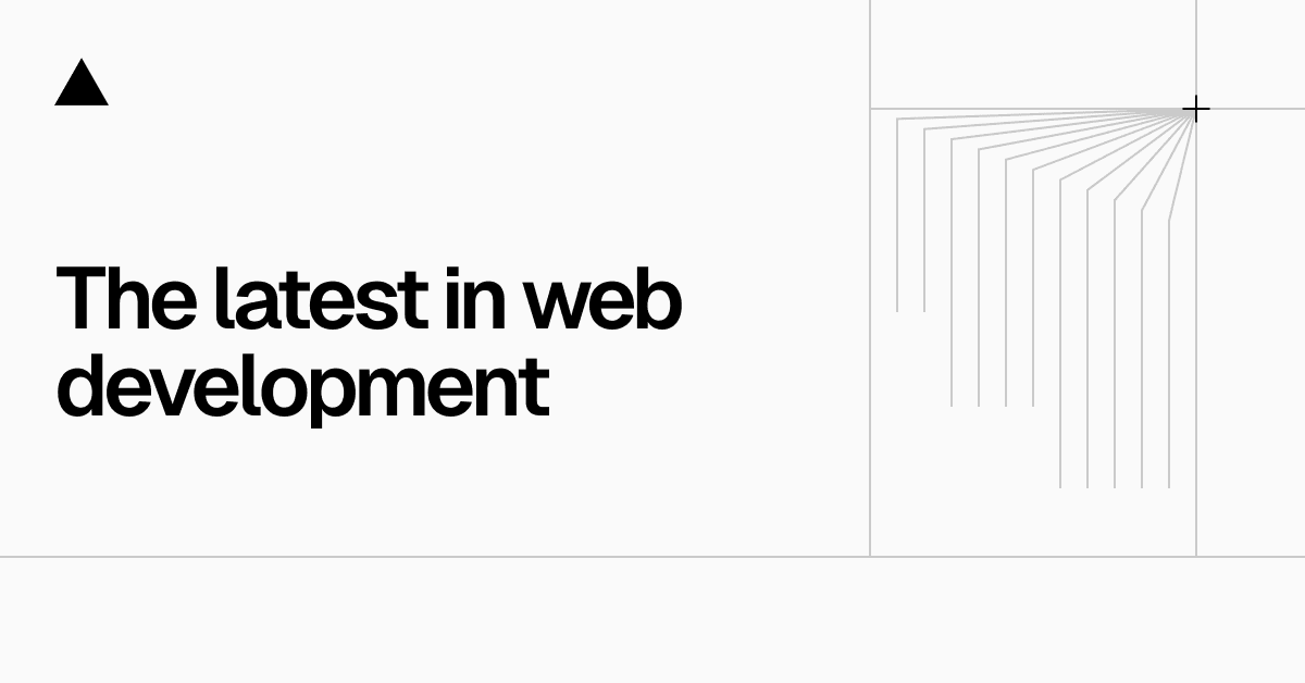 vercel's tweet card. Blog posts from the Vercel team and community. Discover the latest in web development.