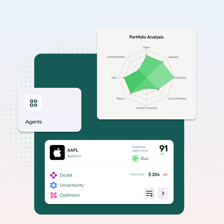 sagehoodai's tweet card. Sagehood analyzes billions of data points, transforming complex information into precise, actionable insights for your investment goals.