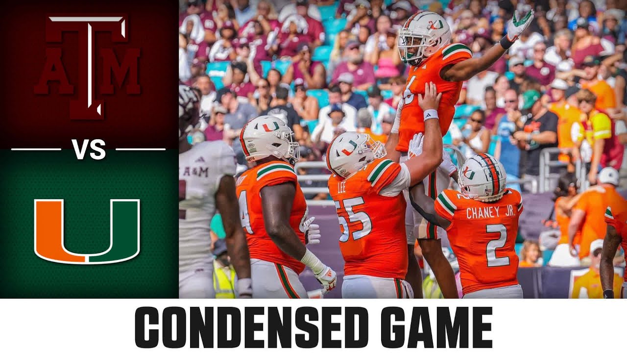 ItsAUThingBlog's tweet card. Texas A&M vs. Miami Condensed Game | 2023 ACC Football