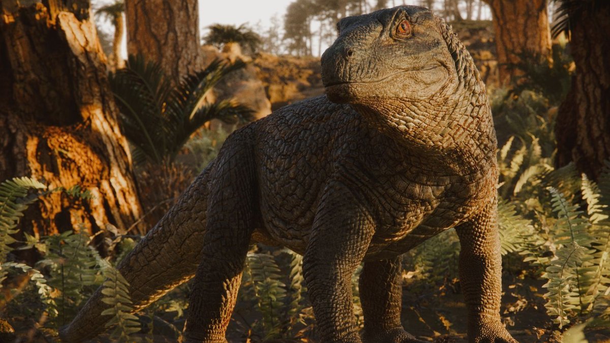 HowItWorksmag's tweet card. The armor-plated lizard is an ancestor of modern crocodiles and lived just before dinosaurs took over Earth.