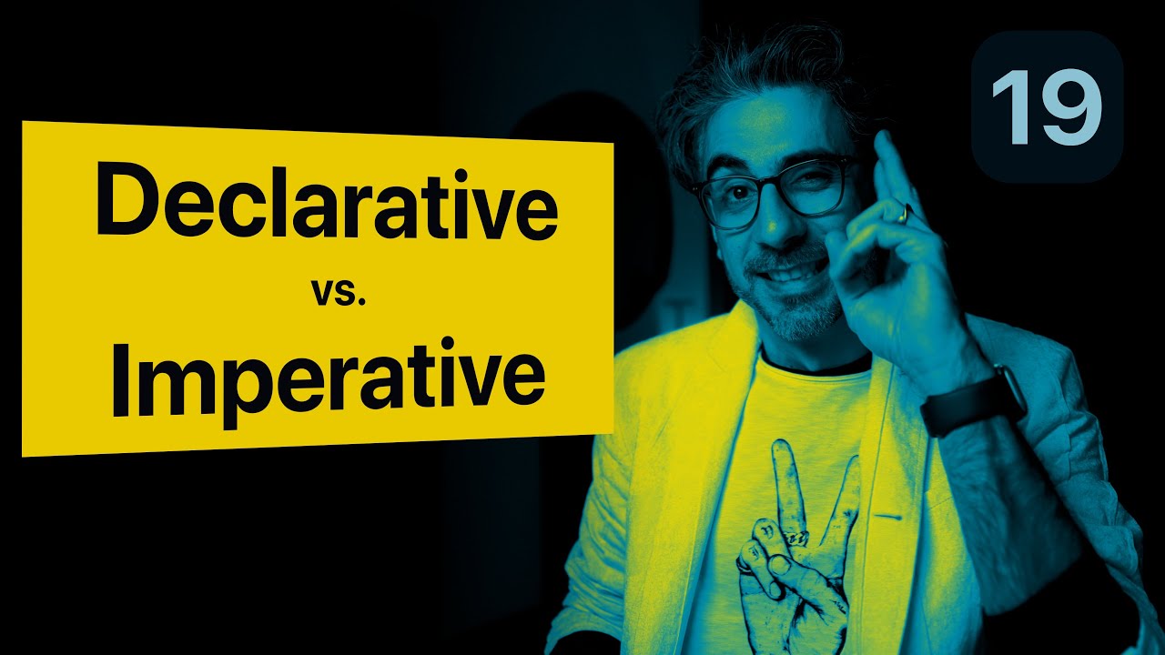 ColorCodeio's tweet card. Declarative vs. Imperative - JavaScript Tutorial