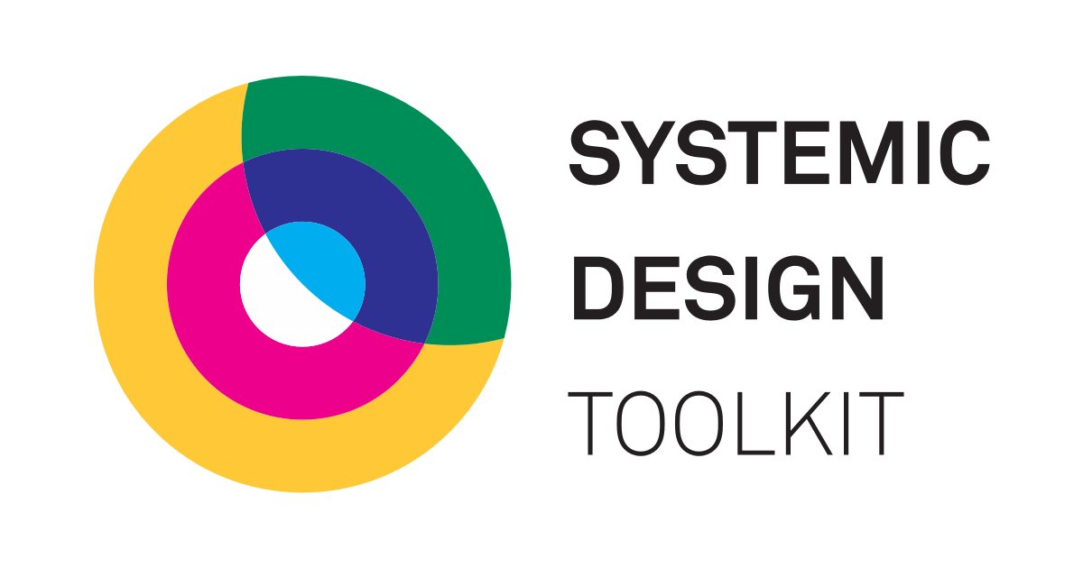 systemictoolkit's tweet card. Systemic Design Toolkit helps you co-create interventions to tackle organisational and societal complexity.