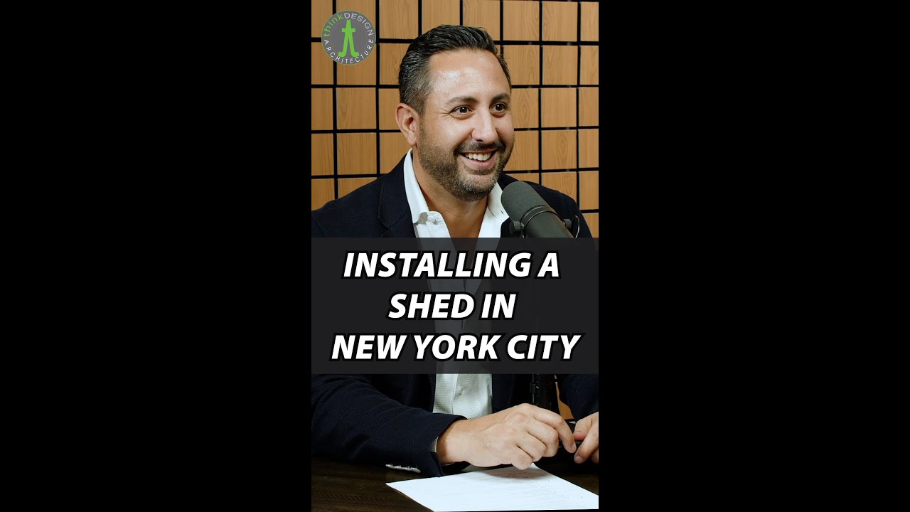 thinkdesignarch's tweet card. Installing A Shed In New York City