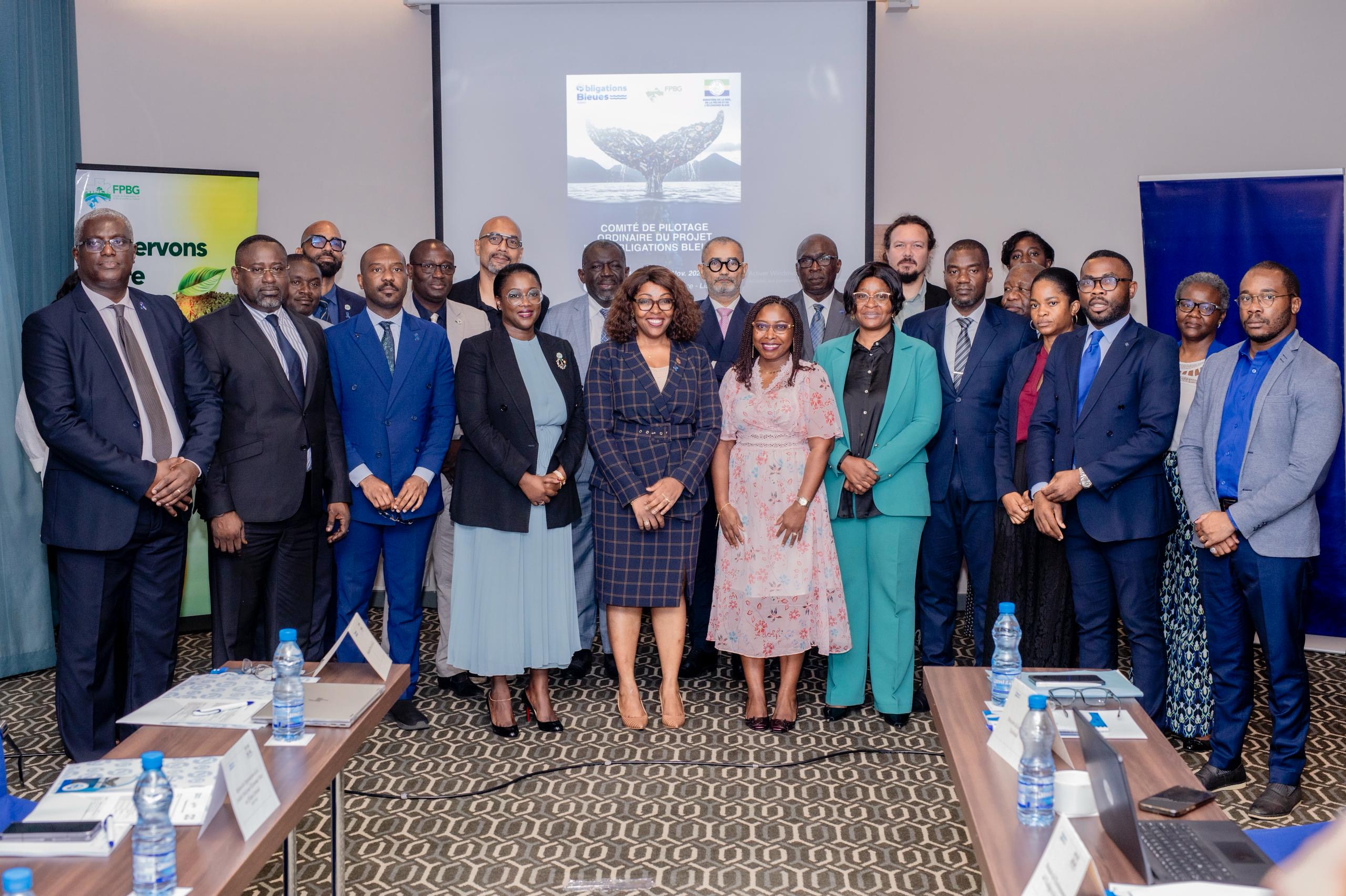 charlewing's tweet card. LIBREVILLE, 13 novembre 2025 (AGP) – La ministre de la Mer, de la Pêche et de l’Économie bleue, Laurence Ndong, a présidé ce jeudi, la première session