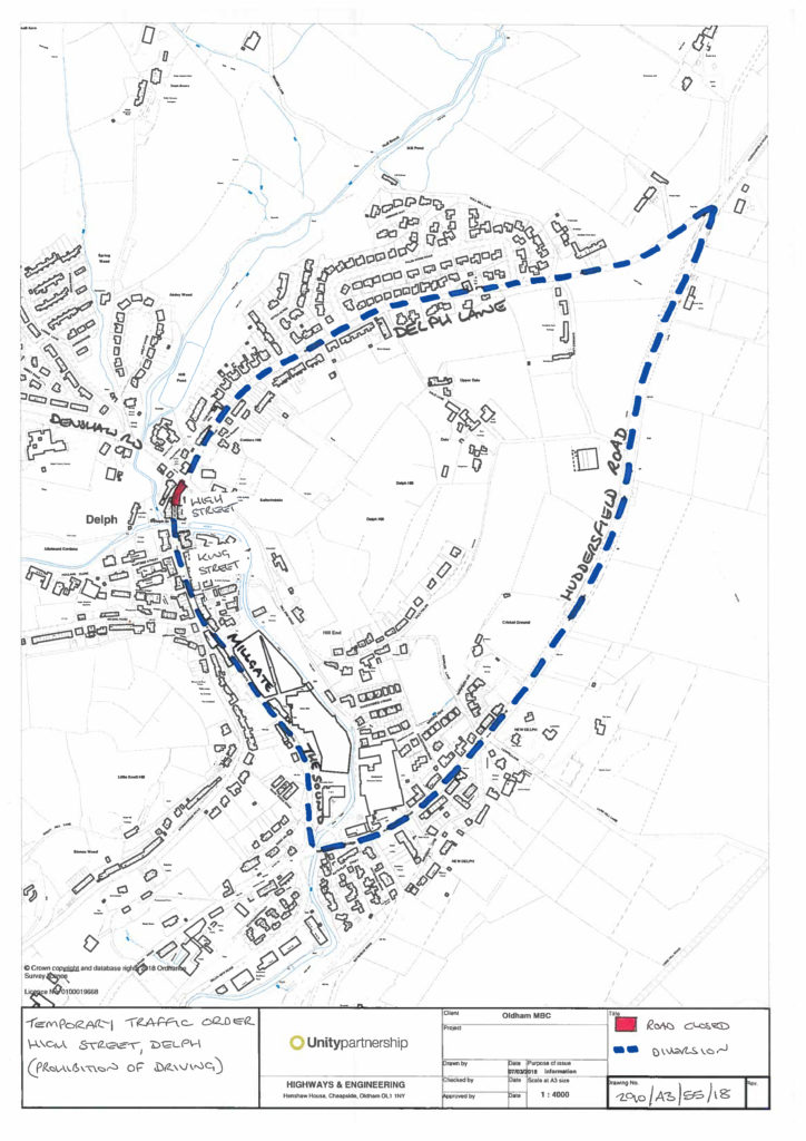 SaddIndependent's tweet card. by Matt Taylor A BUSY main road through the centre of Delph will be closed for one week in May, with drivers being warned to…