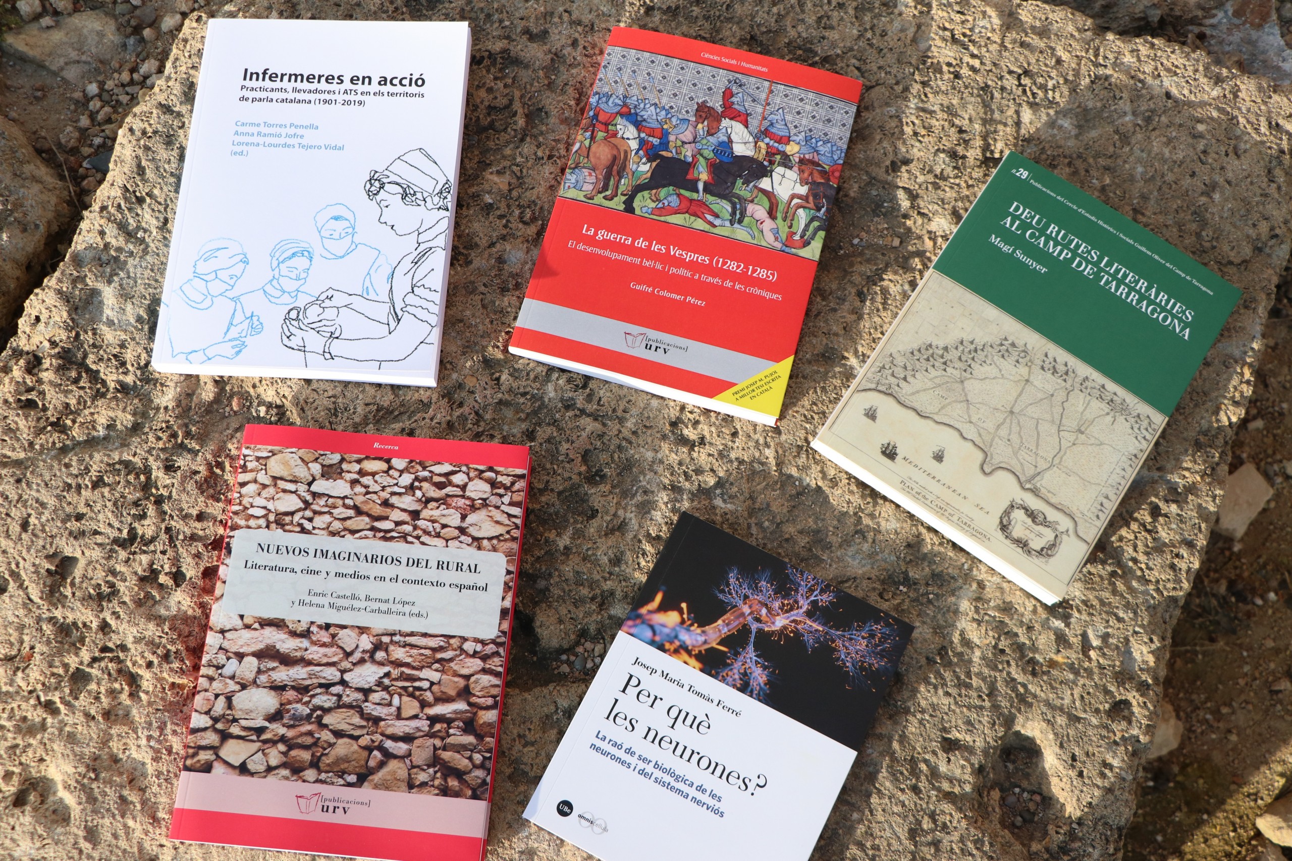 jbarceloprats's tweet card. El segell editorial de la Universitat aposta per la divulgació amb llibres sobre rutes literàries, història medieval, infermeria, ruralitat i neurociència