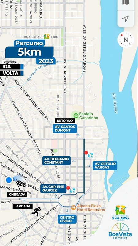 g1roraima's tweet card. Os trechos serão interditados para montagem de estrutura da prova. A corrida faz parte do calendário municipal de eventos em comemoração ao aniversário de 133 anos de Boa Vista.