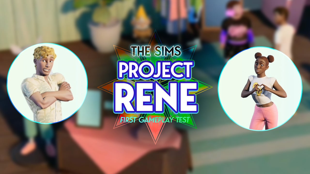 TheSimCommunity's tweet card. There's been a gameplay leak covering a first look at The Sims Project Rene. See the first CAS and Live Mode screenshots in this spinoff!