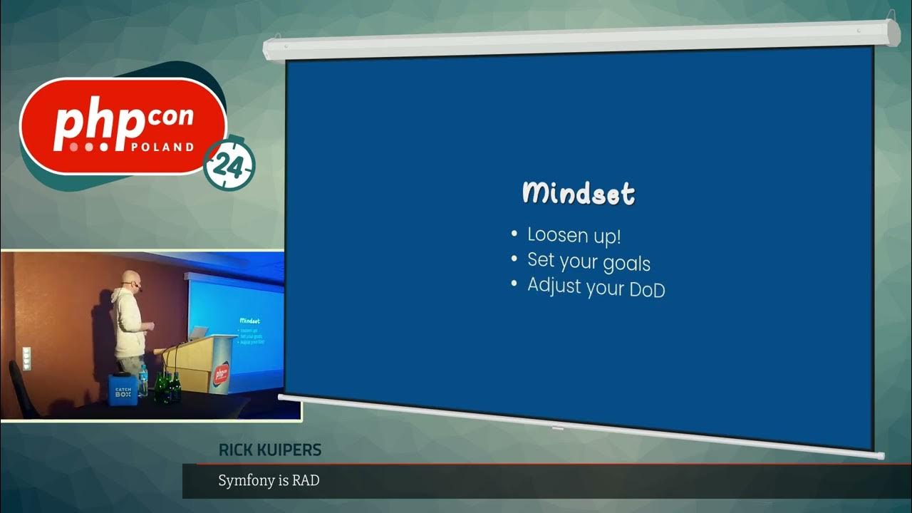 PHPConPoland's tweet card. Rick Kuipers: Symfony is RAD @ PHPConPL24