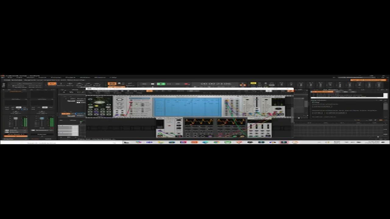 EricIrc's tweet card. percussion interlude #entrian #vcvrack #vcv #ratchet