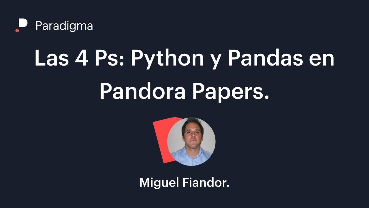 python_madrid's tweet card. Las 4 Ps: Python y Pandas en Pandora Papers.