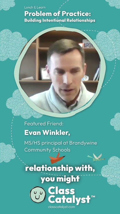 MindfulSEL's tweet card. Evan Winkler on Intentional Relationships