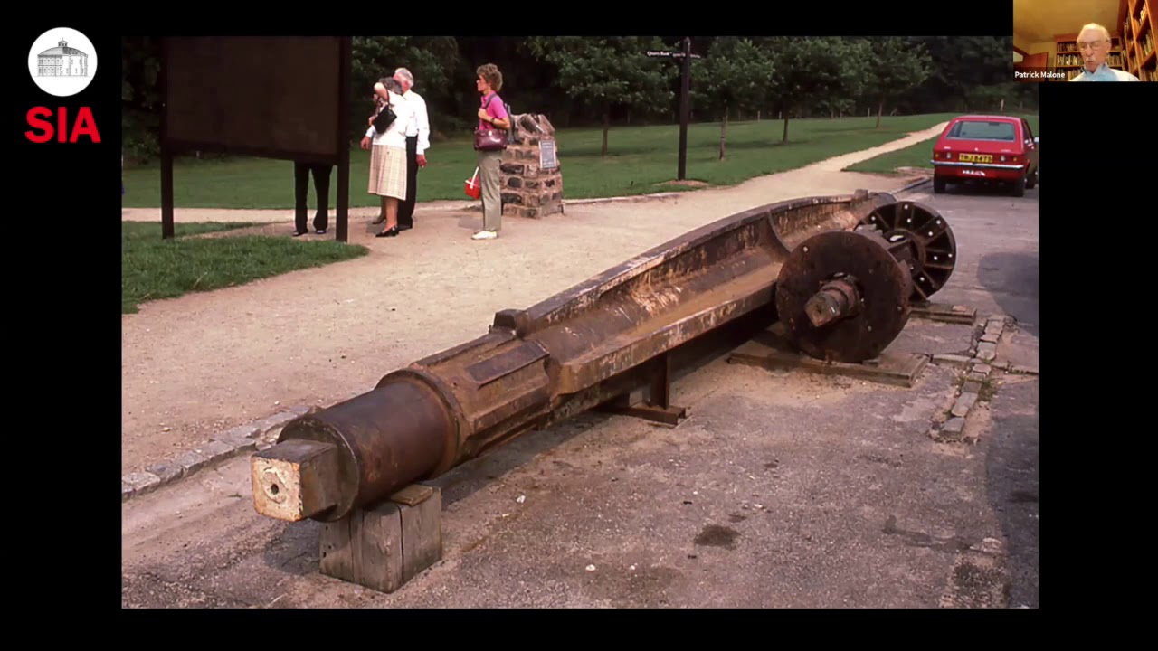 SocIndustArch's tweet card. IA Online: Pat Malone on the First Iron Waterwheel in America