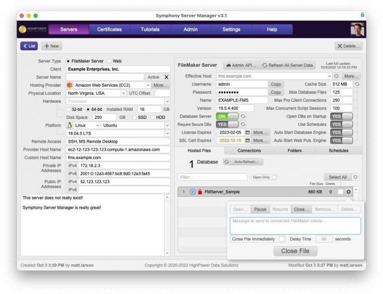HighPowerData's tweet card. Keep all your servers running smoothly with SYMPHONY SERVER MANAGER BUY NOW Manage servers with a robust user interface designed to make the task easier. In ...