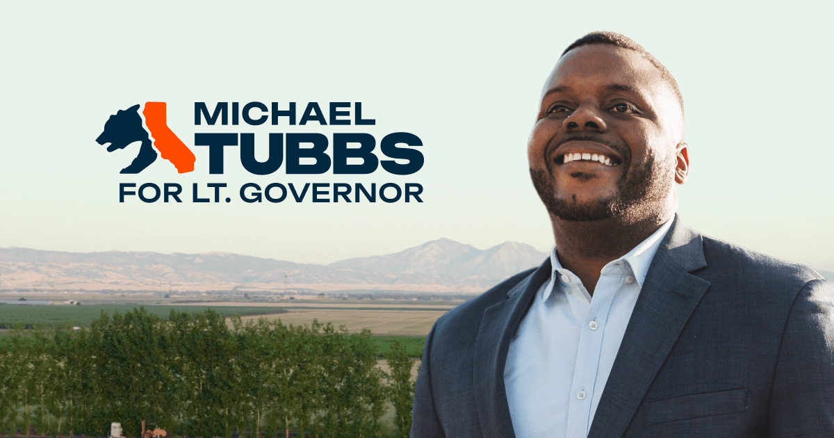 mckellar_joseph's tweet card. We won’t restore California’s promise by looking to the past. We need a bold vision for the future. Support Michael for Lt. Governor of California.