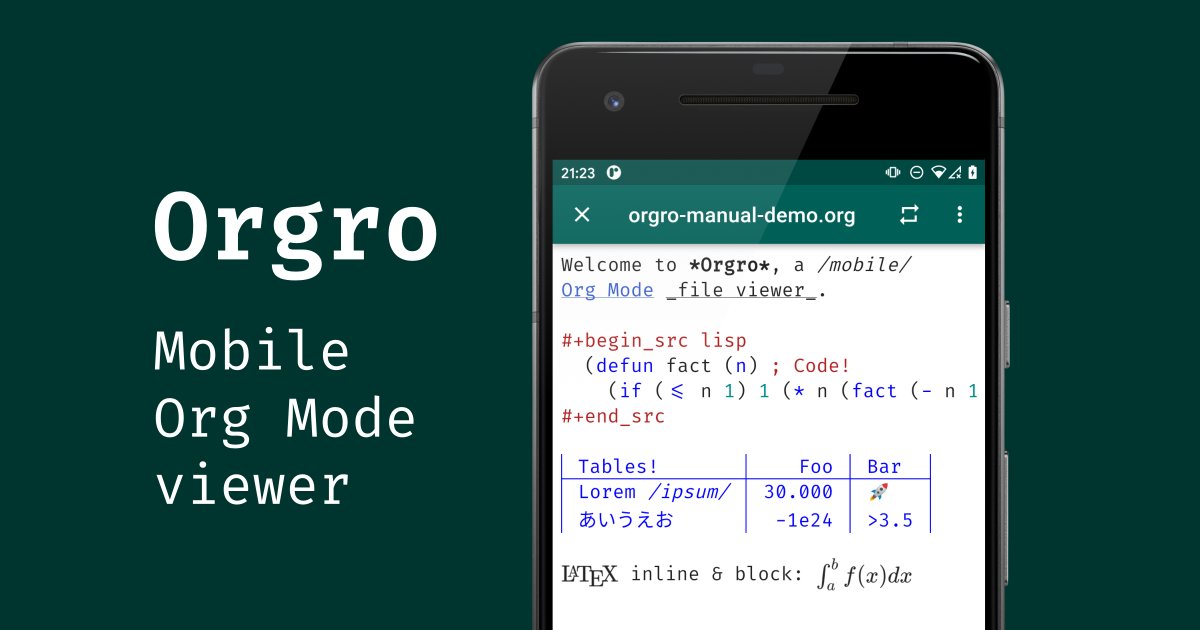 Jose_A_Alonso's tweet card. A mobile Org Mode file editor and viewer