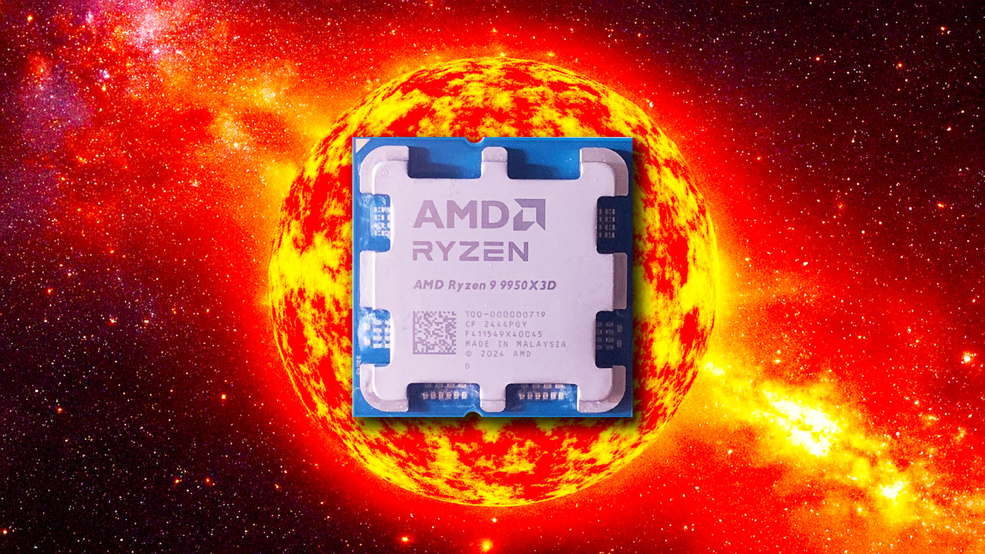 PCGamesN's tweet card. The rumored new AMD Ryzen 9 9950X3D2 and Ryzen 7 9850X3D reportedly have clock speeds as high as 5.6GHz, while still having 3D V-cache.