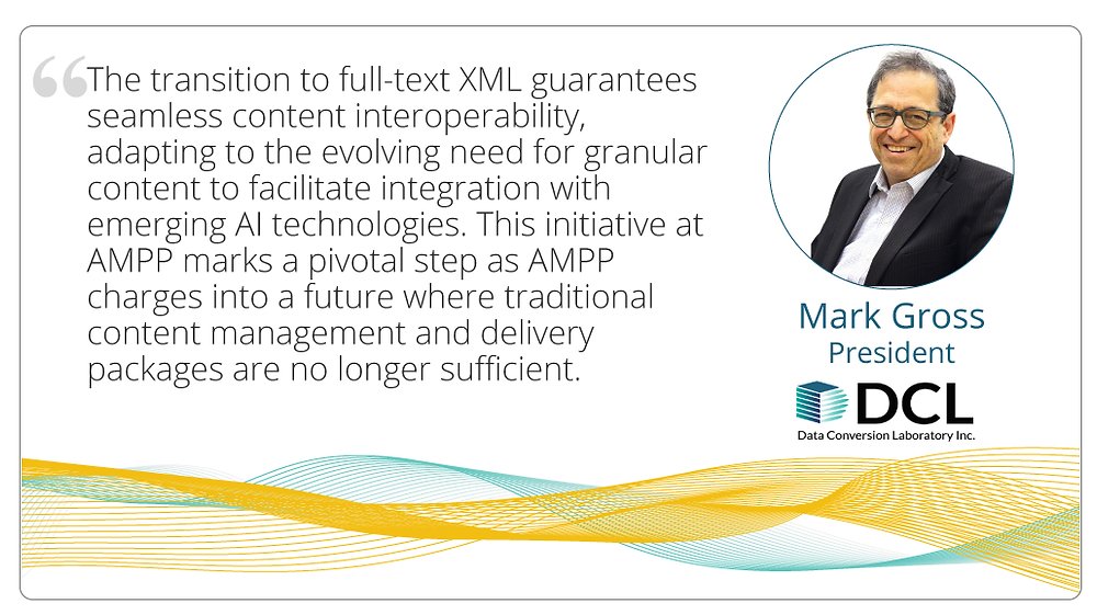 dclaboratory's tweet card. DCL is transforming much of AMPP’s content into full-text XML, ensuring all content seamlessly flows across multiple channels and platforms.