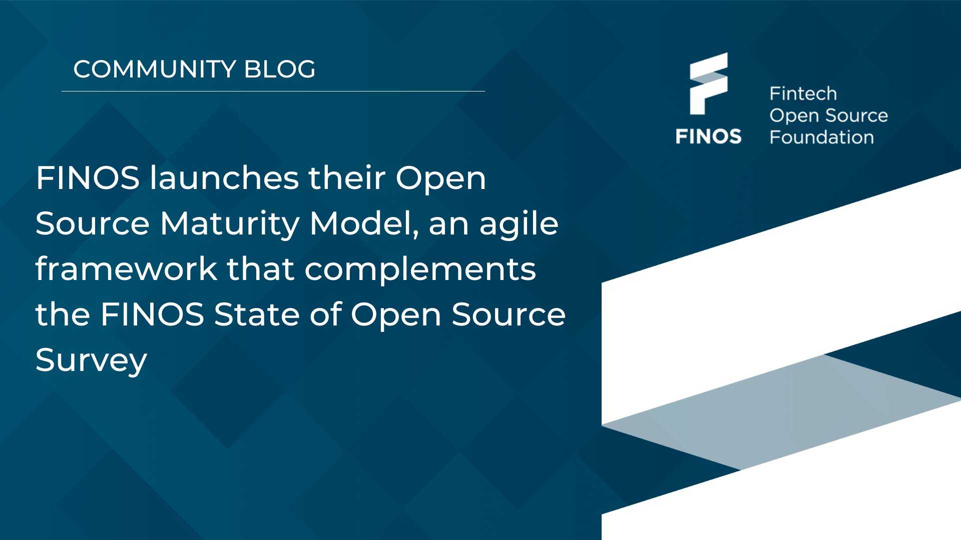 gravax's tweet card. FINOS launches their Open Source Maturity Model, an agile framework that compliments the FINOS State of Open Source Survey.