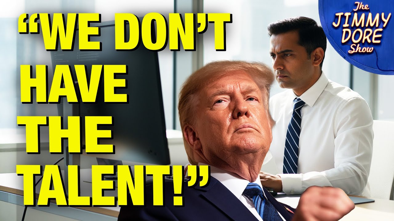 femiokes's tweet card. Trump ENRAGES MAGA By Pushing H-1B Visa Program!