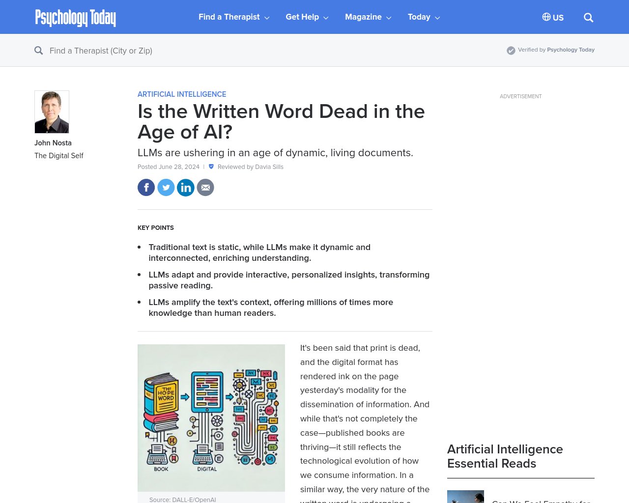 managetech_inc's tweet card. 要約 従来の静的なテキストから、大規模言語モデル（LLMs）によるテキストへの進化 LLMsにより、テキストは