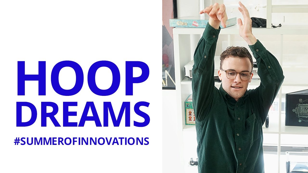 GramercyTech's tweet card. The Newest Mixed Reality Game: Meet Hoop Dreams