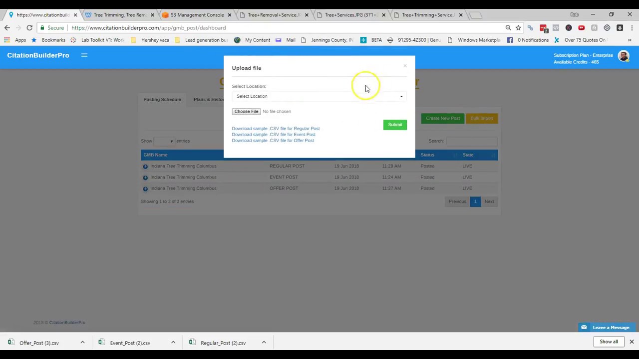 fastrsssubmitte's tweet card. How to Bulk Import Posts to GMB