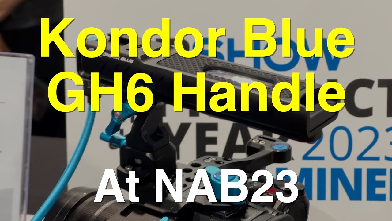 GH5user's tweet card. Panasonic GH6 Kondor Blue Handle - NAB 2023