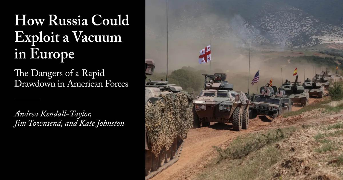 ForeignAffairs's tweet card. The dangers of a rapid drawdown in American forces.