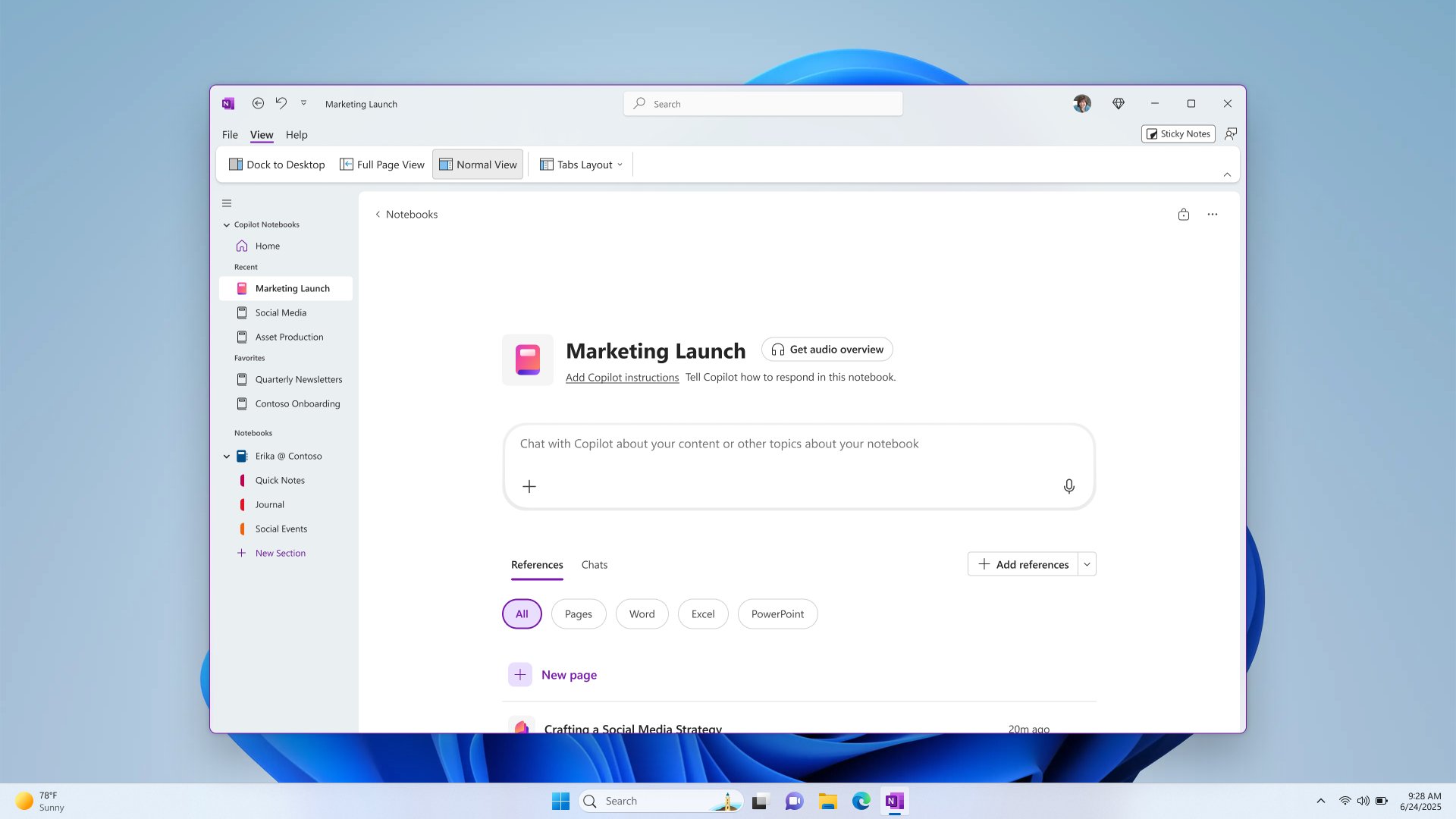 msonenote's tweet card. Discover how Copilot Notebooks in OneNote bring your content and Copilot together to help you think, create, and work more effectively.