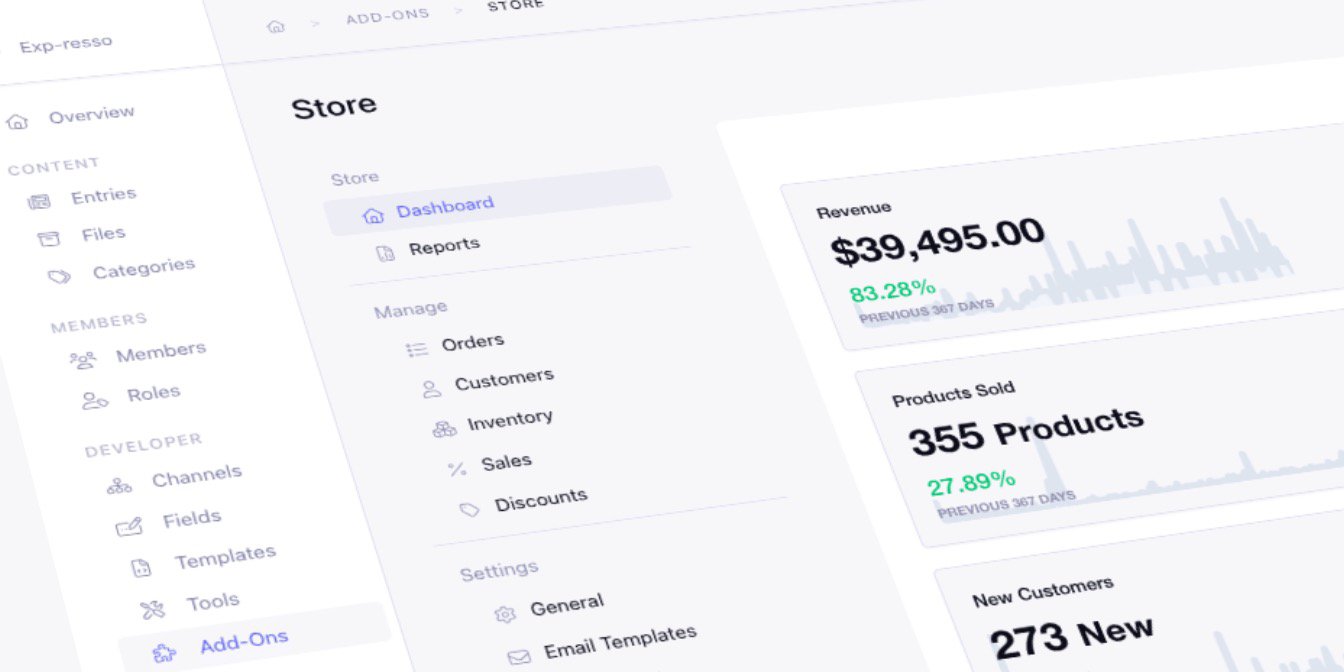 eecms's tweet card. Expresso Store 6 is Here: Rebuilt, Refined, and Ready for ExpressionEngine 7 | Blog