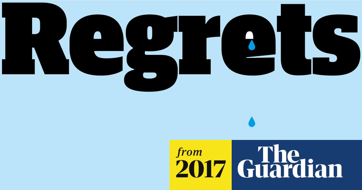 annabelcrabb's tweet card. When I posed this question on Twitter, the stories poured out and patterns emerged. Real regrets are about bad choices in love, learning and loss, being held back by fear – and self-blame