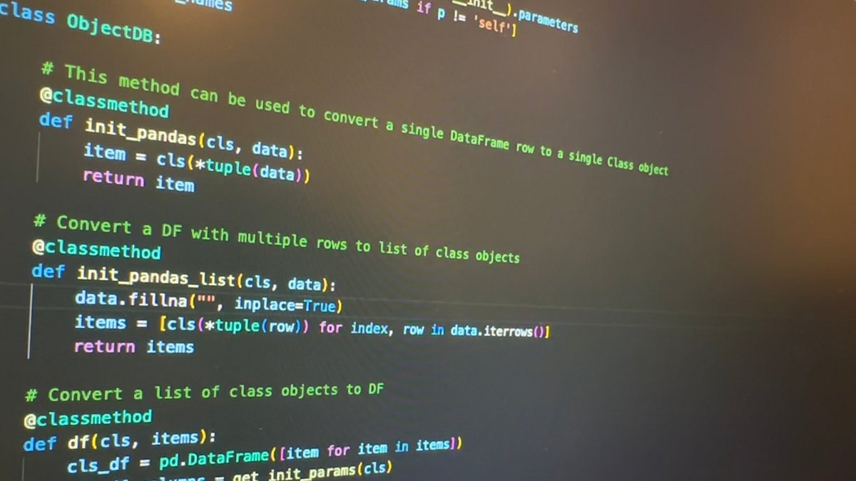 PY_PlainEnglish's tweet card. Recently, I have been running into scenarios where I have to either convert a list of objects to pandas DataFrame or DataFrame to a list of…