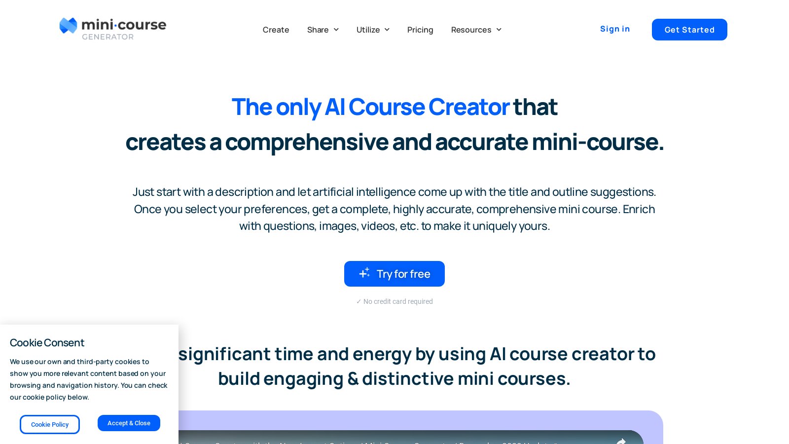 AiToolHunt's tweet card. AI Course Creator: Leverage the power of artificial intelligence to effortlessly create, tailor, and deliver comprehensive mini-courses that cater specifically to your audience. Experience the...