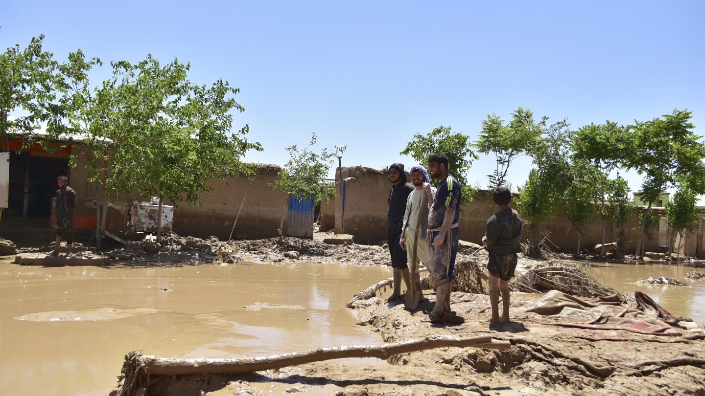 SavetheChildren's tweet card. Victims of the devastating floods in northern Afghanistan are burying the dead and looking for the loved ones still missing. The U.N. food agency estimates that unusually heavy seasonal rains have...